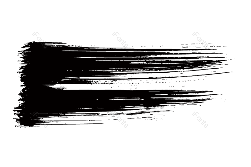 水墨图片,笔触元素,毛笔笔触PNG,笔刷免抠素材